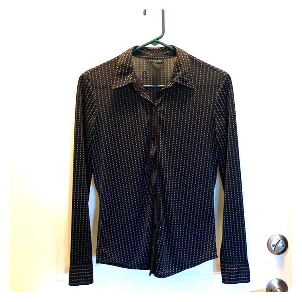 Express XS Long Sleeve Button Down